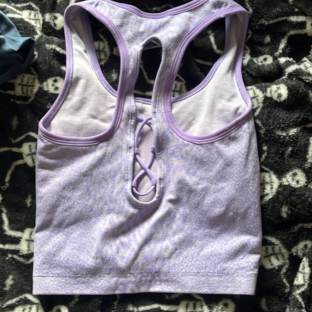 Gymshark Purple Sports Bra - Picture 2 of 4